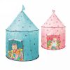 Cmgb Princess Castle Play Tent; Kids Foldable Games Tent House Toy for Indoor & Outdoor Use-Pink