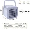 Portable USB Personal Mini Air Conditioner Fan, 3 Speeds, Quiet, Adjustable Vane, Ice Water Tank