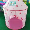 Cmgb Princess Castle Play Tent; Kids Foldable Games Tent House Toy for Indoor & Outdoor Use-Pink