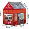 Tent for Kids; Firemen Play Tent; Kids Tent Indoor; Indoor Outdoor Children's Play Tent