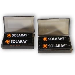 18650 Rechargeable Button-Top Lithium-ion Batteries with Storage Case [4-Pack]