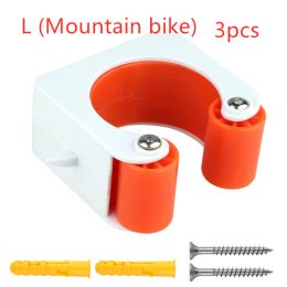 Creative Parking Rack Bicycle Parking Buckle (Option: Red-Mountain bike-3pcs)