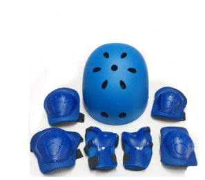 Bicycle Helmet Cover (Option: L-Matte Blue)