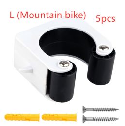 Creative Parking Rack Bicycle Parking Buckle (Option: Black-Mountain bike-5pcs)