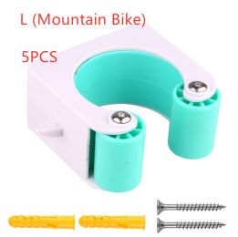 Creative Parking Rack Bicycle Parking Buckle (Option: Blue-Mountain bike-5pcs)