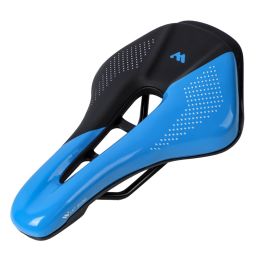 Bicycle seat mountain bike road bike (Option: Black and blue)