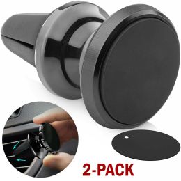 2x 360 Magnetic Car Mount Holder Air Vent Stand Universal For Mobile Cell Phone (Option: Car Mount-Black)