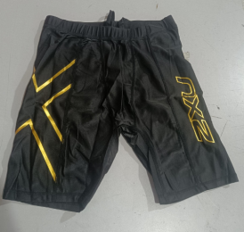 Quick-Drying Compression Shorts For Men (Option: XL-Golden)