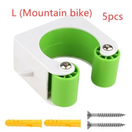 Creative Parking Rack Bicycle Parking Buckle (Option: Green-Mountain bike-5pcs)