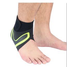 Ankle Support Brace Safety Running Basketball Sports Ankle Sleeves (Option: XL-1pc-Left green)