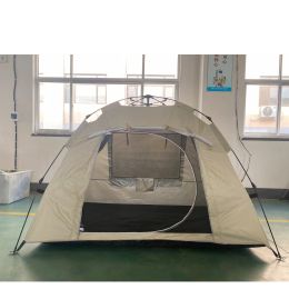 Camping dome tent is suitable for 2/3/4/5 people, waterproof, spacious, portable backpack tent, suitable for outdoor camping/hiking (Color: as pic)