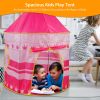 Kids Play Tent Foldable Pop Up Children Play Tent Portable Baby Play House Castle W/ Carry Bag Indoor Outdoor Use