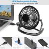 Personal USB Fan 360 Degree Rotation Desk Table Cooling Fan Quiet Laptop Cooler Air Circulator