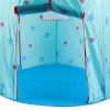 Princess Castle Play Tent; Kids Foldable Games Tent House Toy for Indoor & Outdoor Use-Blue