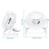 Personal USB Fan 360 Degree Rotation Desk Table Cooling Fan Quiet Laptop Cooler Air Circulator