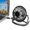 Personal USB Fan 360 Degree Rotation Desk Table Cooling Fan Quiet Laptop Cooler Air Circulator