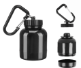 Mini Portable Protein Powder Bottles with Keychain Health Funnel Medicine Bottle Small Water Cup Outdoor Sport Storage