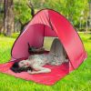 Pop Up Beach Tent Sun Shade Shelter Anti-UV Automatic Waterproof Tent Canopy for 2/3 Man w/ Net Window Storage Bag